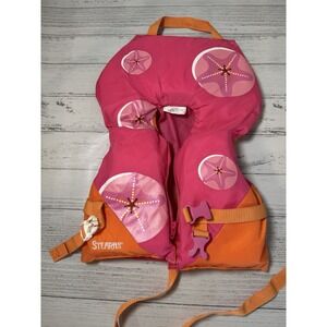 Stearns Infant Life Jacket With Head Support US coast Guard Approved Under 30 Lb